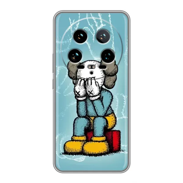Чехол с принтом «Плач Bearbrick» для Xiaomi 14 Ultra