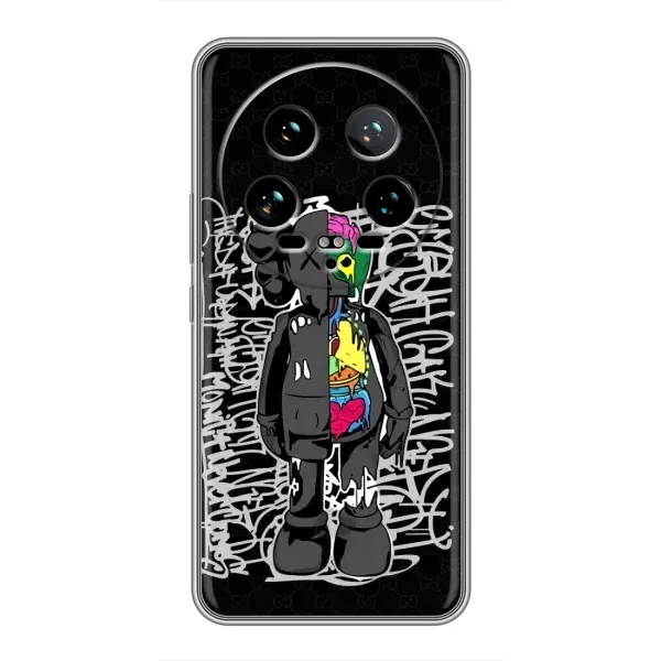 Чехол с принтом «Стиль Bearbrick» для Xiaomi 14 Ultra