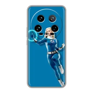 Чехол с принтом Фантастическая четверка для Xiaomi 14 Ultra (Сью Сторм полет)
