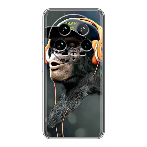 Чохол з принтом «В навушниках» для Xiaomi 14 Ultra