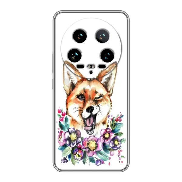Чохол з принтом «Весела лисичка» для Xiaomi 14 Ultra Чохол з принтом «Весела лисичка» для Xiaomi 14 Ultra