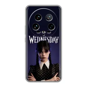 Чехлы Венсдей на Xiaomi 14 Ultra Уэнсдей (AlphaPrint) (Wednesday)