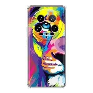 Чехол со Львом для Xiaomi 14 Ultra (VPrint) (Яркий Лев)
