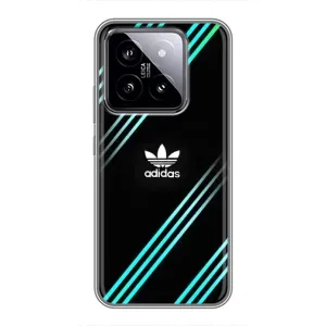 Чохли Адидас для Xiaomi 14 (AlphaPrint) (Адідас з полосами)