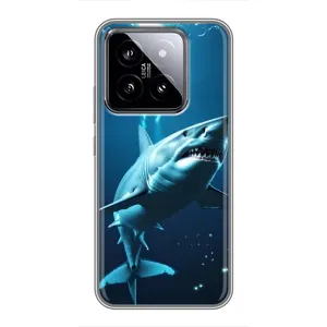 Чохол з картинкою 'Хижаки' для Xiaomi 14 (Акула під водою)