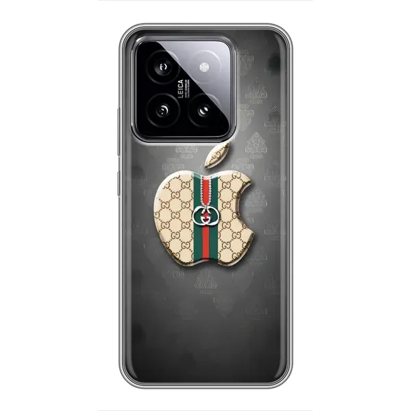 Чехол с принтом «Apple gucci» для Xiaomi 14