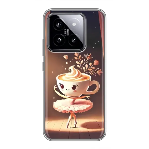 Чехол с принтом «Балерина капучина» для Xiaomi 14