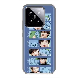 Чохли BTS для Xiaomi 14 (AlphaPrint) (Bangtan)