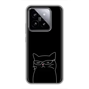 Чохол з малюнком кіт на Xiaomi 14 (Байдужий кіт)