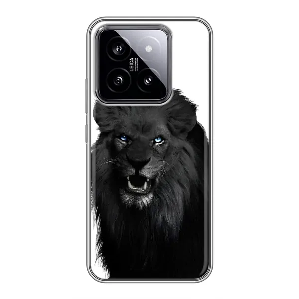 Чехол с принтом «Черный ЛЕВ» для Xiaomi 14