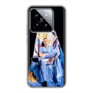 Чохли з футболістом Ерлінг Холанд для Xiaomi 14 (AlphaPrint) (футболіст Холанн)