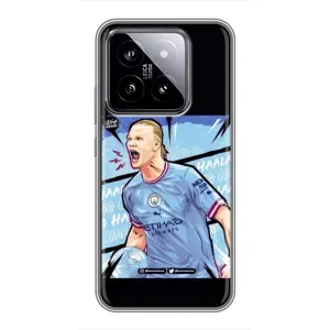 Чохли з футболістом Ерлінг Холанд для Xiaomi 14 (AlphaPrint) (гол Ерлінг Холанд)