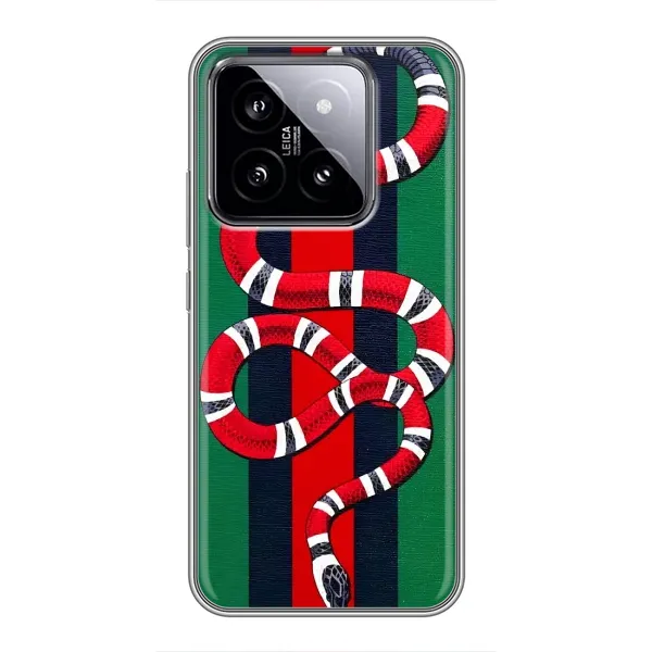 Чехол с принтом «Gucci змия» для Xiaomi 14