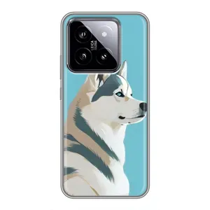 Чохол з Хаскі Xiaomi 14 - (AlphaPrint) (Хаскі арт)