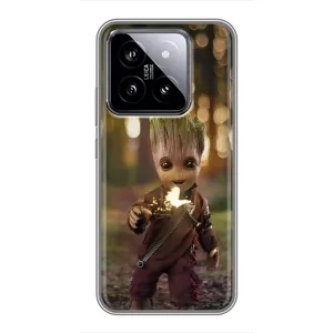 Чохол МАРВЕЛ для Ксяомі 14 (AlphaPrint) (I am Groot)