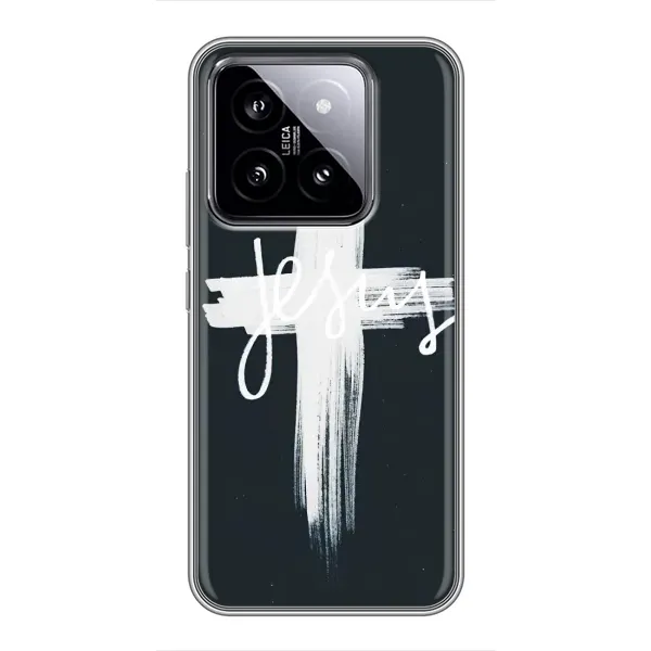 Чохол з принтом «Ісус» для Xiaomi 14