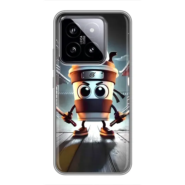 Чехол с принтом «Капучино асасино» для Xiaomi 14