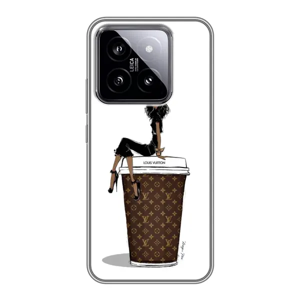 Чехол с принтом «кофе LOUIS VUITTON» для Xiaomi 14
