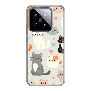 Чохол з малюнком кіт на Xiaomi 14 (Колаж котів)