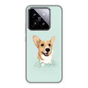 Чохли з собаками для Xiaomi 14 (VPrint) (Коргі)