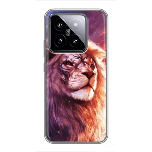 Чохол з картинкою ЛЕВ для Xiaomi 14 (VPrint) (Красочний Лев)