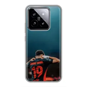 Чехол с футболистом Ламин Ямаль Xiaomi 14 (Ламин 19)