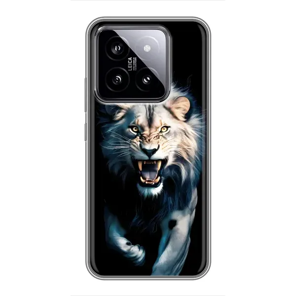 Чохол з принтом «Лев у темряві» для Xiaomi 14