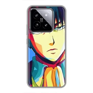 Чохли Персонажі Аніме Наруто для Xiaomi 14 (AlphaPrint) (Леві Аккерман)