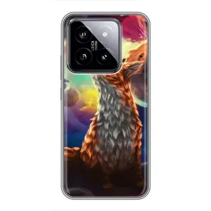 Чохли з картинкою Лисичка для Xiaomi 14 (VPrint) (Лисичка в космосі)