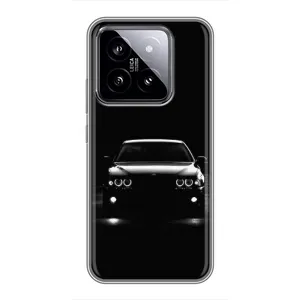 Чехол для Сяоми 14 - с принтом БМВ (AlphaPrint) (Машина BMW)