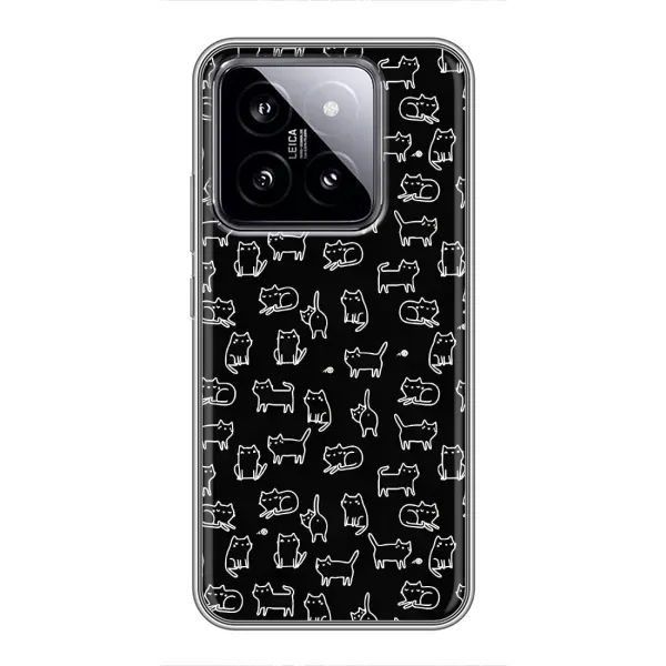 Чохол з принтом «Маленькі котики» для Xiaomi 14