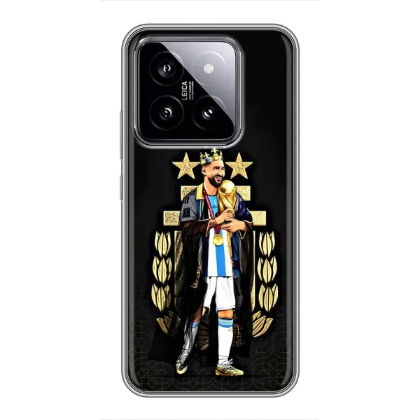 Чехол с принтом «Месси Король» для Xiaomi 14