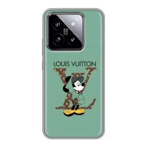 Чохли Луі Вітон для Xiaomi 14 (AlphaPrint - LOUIS VUITTON) (Міккі Маус LV)