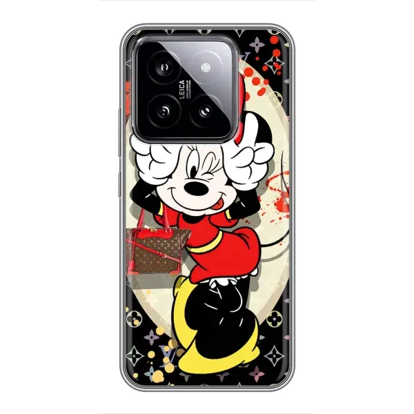 Чехол с принтом «Минни peace» для Xiaomi 14