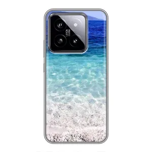Силіконовий чохол з КАРТИНКАМИ літо для Xiaomi 14 (AlphaPrint) (Море)