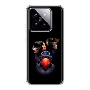 Чохол з Мавпами Xiaomi 14 - (AlphaPrint) (Три мавпи)