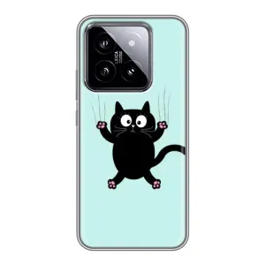 Чохол з принтом для Xiaomi 14 (AlphaPrint) Модні коти (Падаючий кіт)