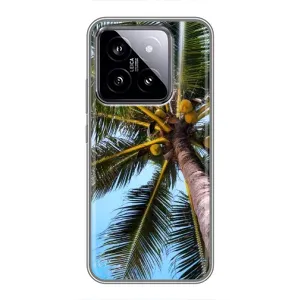Силіконовий чохол з КАРТИНКАМИ літо для Xiaomi 14 (AlphaPrint) (Пальма)