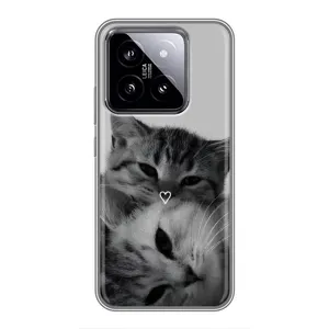 Чохол з малюнком кіт на Xiaomi 14 (Пара котів)