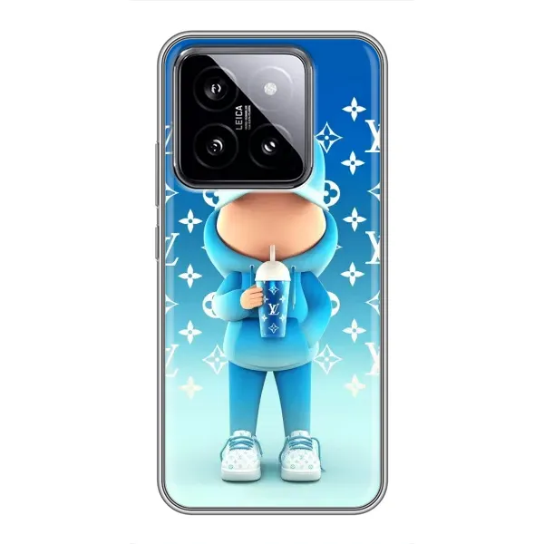 Чохол з принтом «Хлопець LV» для Xiaomi 14