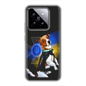 Чохли з картинкою собаки Патрон для Xiaomi 14 (AlphaPrint) (Патрон собачка)