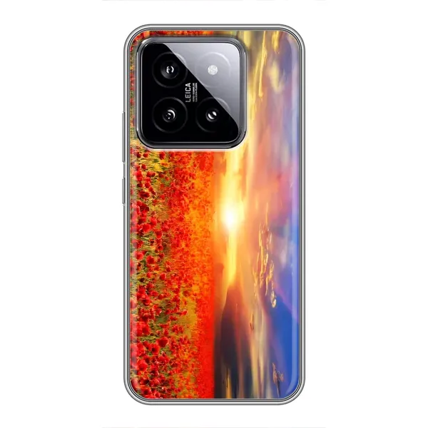 Чохол з принтом «Поле тюльпанів» для Xiaomi 14