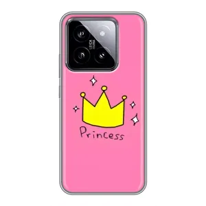 Чохол з картинкою (Стильні) Ксяомі 14 - (AlphaPrint) (Princess)