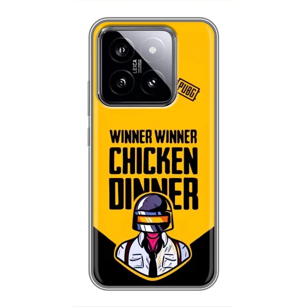 Чехол с принтом «Pubg шлем» для Xiaomi 14