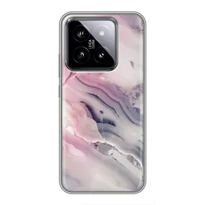 Мраморний чехол на Xiaomi 14 (VPrint) (Пурпурний Мрамор)