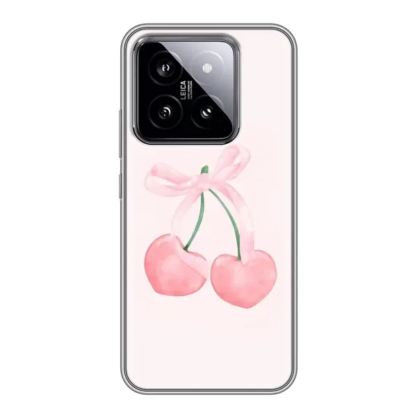 Чехол с принтом «Розовые вишни» для Xiaomi 14 Чехол с принтом «Розовые вишни» для Xiaomi 14