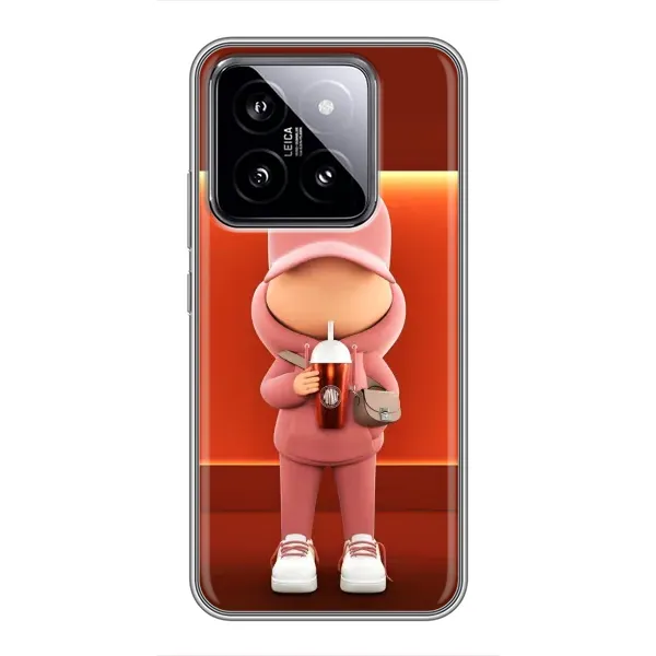 Чохол з принтом «З Кавою» для Xiaomi 14