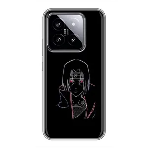 Чохли на тему: Ітачи Учіха для Xiaomi 14 (AlphaPrint) (силует Ітачі)