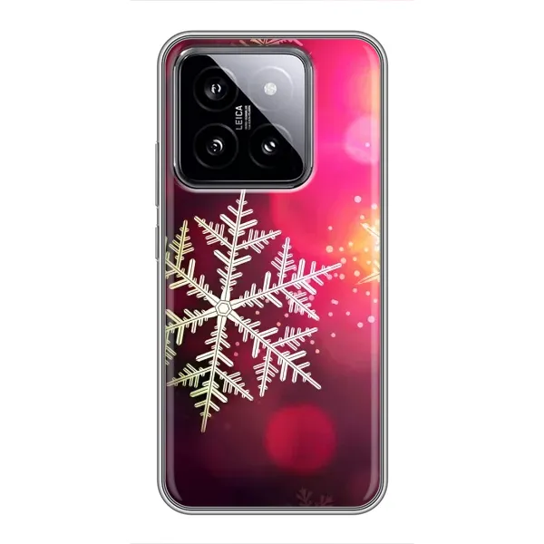 Чехол с принтом «Снежинка» для Xiaomi 14 Чехол с принтом «Снежинка» для Xiaomi 14