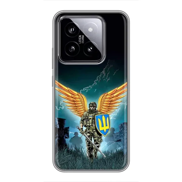 Чохол з принтом «Солдат ЗСУ» для Xiaomi 14